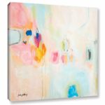 “Rosa Abstract” Painting on Canvas by Jolina Anthony Modern Wall Art - Chic Decora