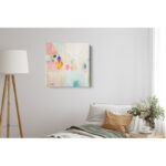 “Rosa Abstract” Painting on Canvas by Jolina Anthony Modern Wall Art - Chic Decora