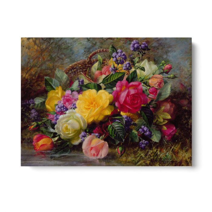 ” Roses From A Victorian Garden ” by Albert Williams - Chic Decora