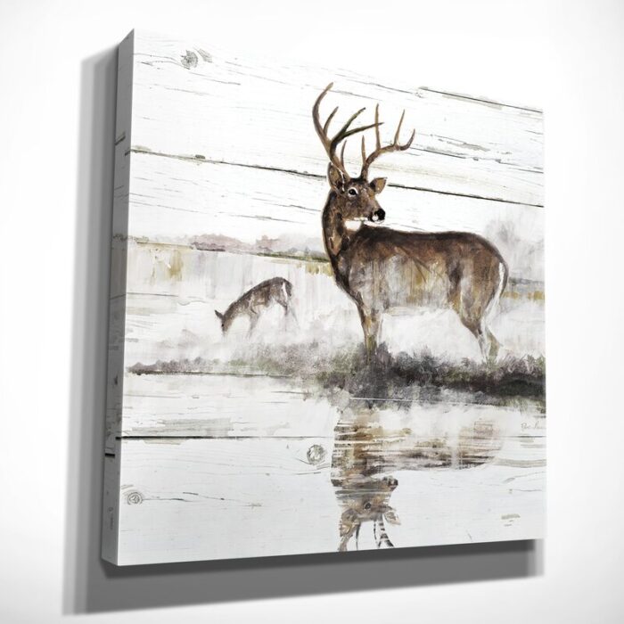 ” Rustic Misty Deer “ - Chic Decora