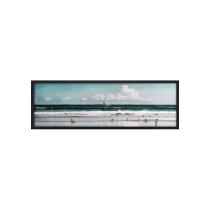 ” Sailboat Beach Scene “ - Chic Decora