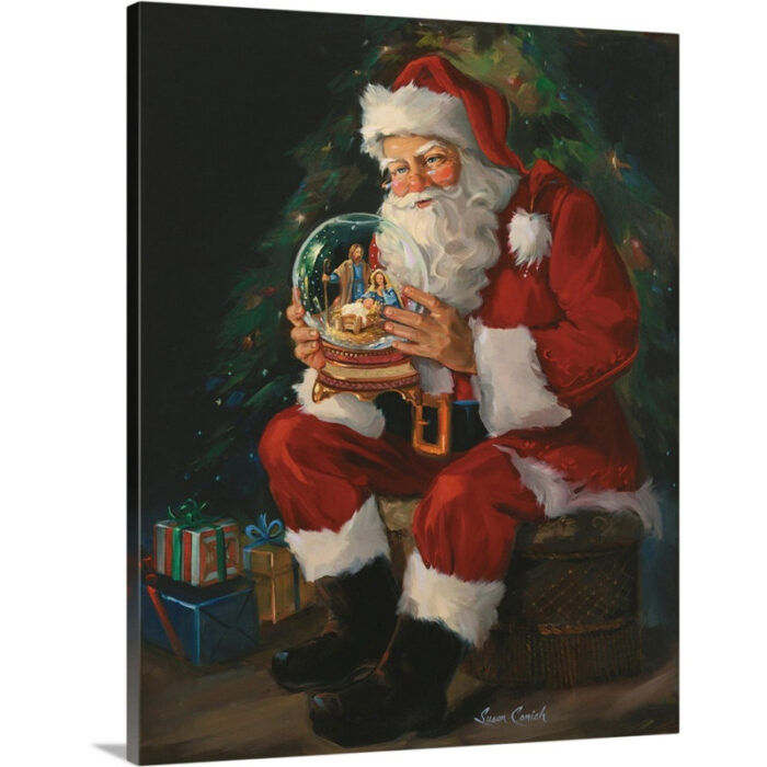 ” Santa Believes ” by Susan Comish - Chic Decora