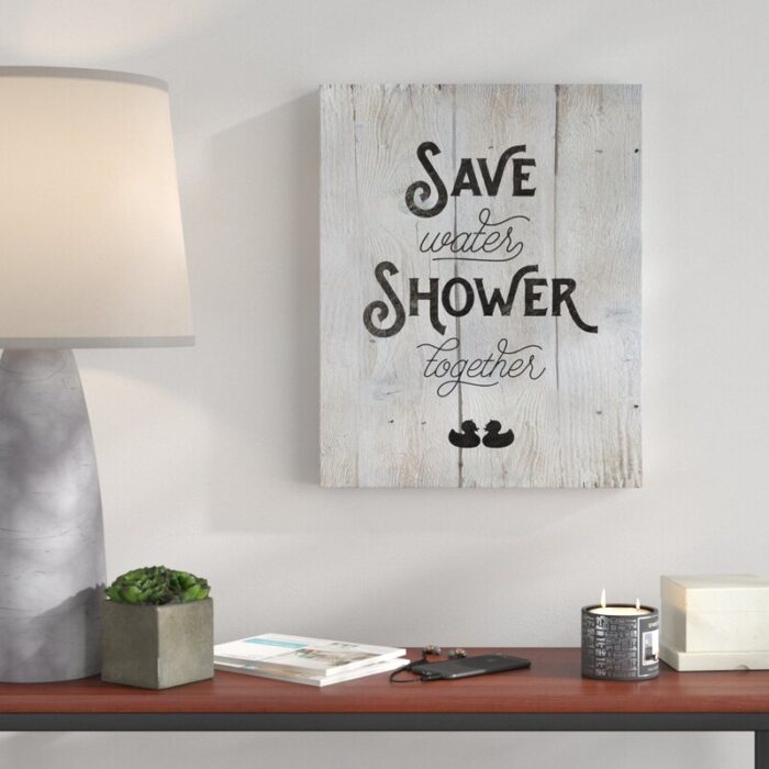 ” Save Water “ - Chic Decora