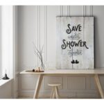 ” Save Water “ - Chic Decora