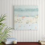 ” Sea Glass Sandbar II ” by Emma Scarvey Painting Print - Chic Decora