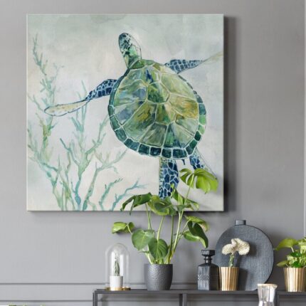 ” Seaglass Turtle II “ - Chic Decora