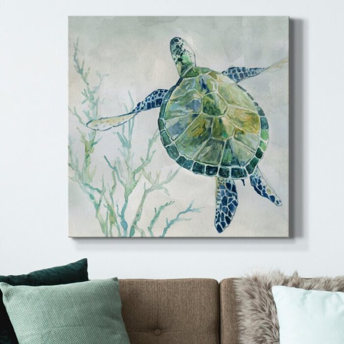 ” Seaglass Turtle II “ - Chic Decora