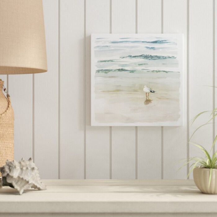 ” Seagull Cove II ” by Victoria Borges Painting Print - Chic Decora