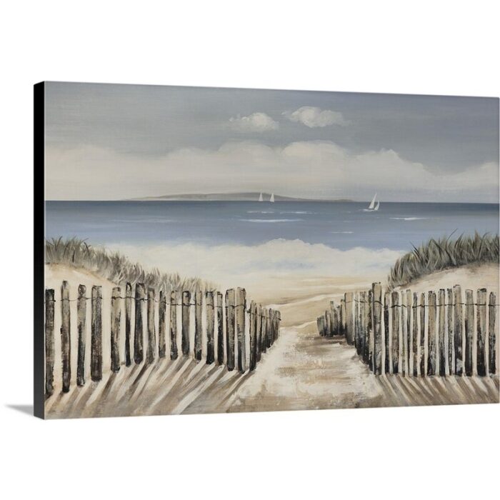 ” Seascape Escape ” by Sydney Edmunds Painting Print - Chic Decora