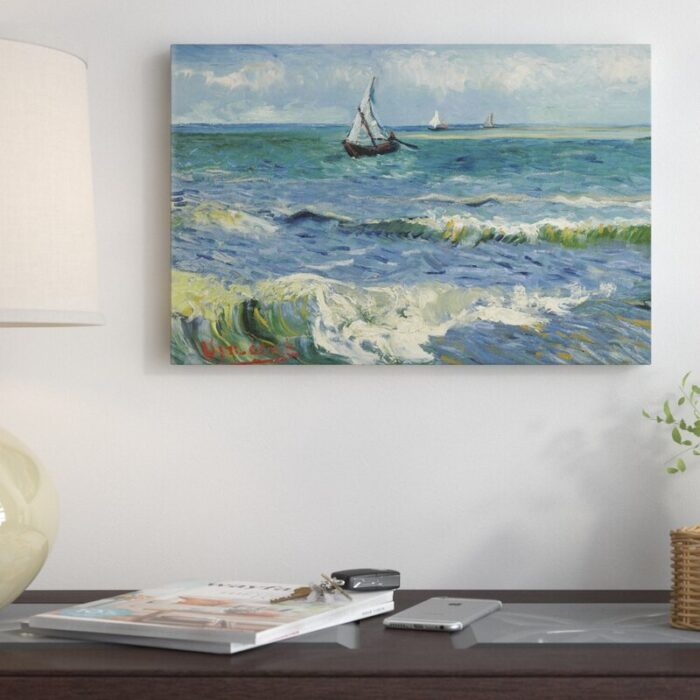 ” Seascape Near Les Saintes Maries De La Mer ” by Vincent Van Gogh - Chic Decora