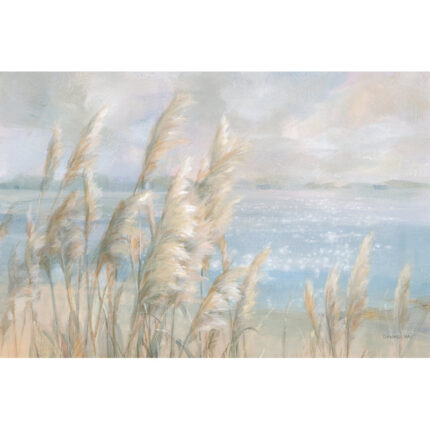 ” Seaside Pampas Grass ” by Danhui Nai Painting Print - Chic Decora