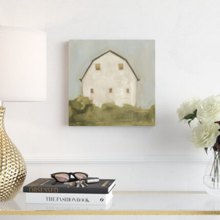 ” Serene Barn III ” by Emma Scarvey Painting Print - Chic Decora