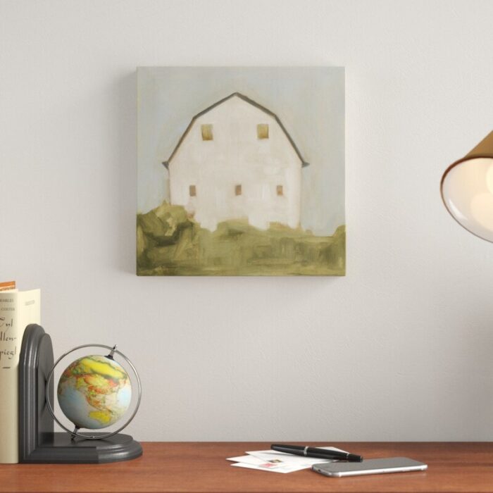 ” Serene Barn III ” by Emma Scarvey Painting Print - Chic Decora