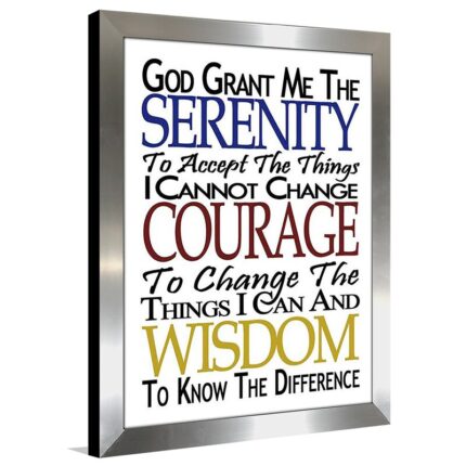 ” Serenity Prayer “ - Chic Decora