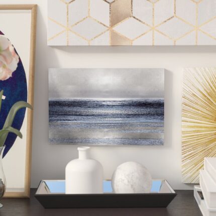 ” Silver Seascape III ” by Michelle Matthews - Chic Decora