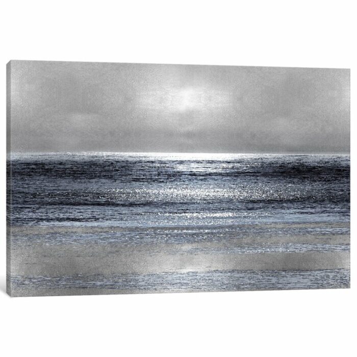 ” Silver Seascape III ” by Michelle Matthews - Chic Decora