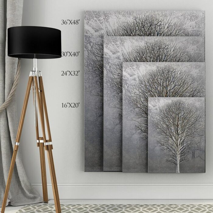 ” Silver Tree III ” by Mike Calascibetta - Chic Decora