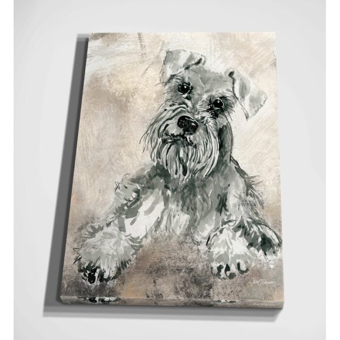 ” Sketchy Study Schnauzer ” by Carol Robinson - Chic Decora