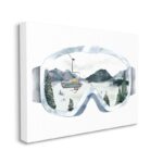 ” Ski Mountain Reflection In Sports Goggles Winter Forest ” by Ziwei Li - Chic Decora