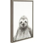 ” Sloth Portrait ” by Simon Te - Chic Decora