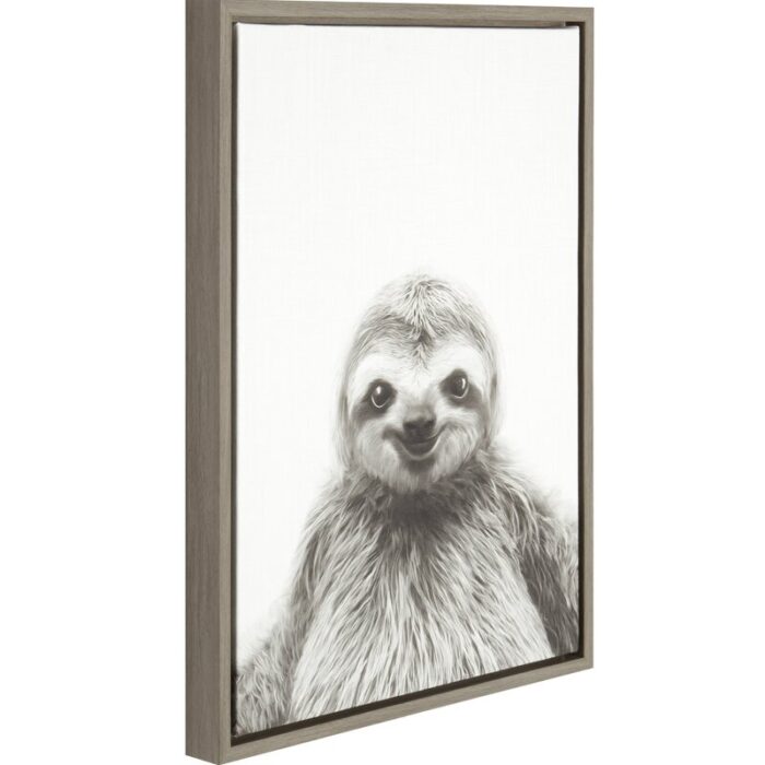 ” Sloth Portrait ” by Simon Te - Chic Decora