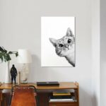 ” Sneaky Cat ” by Laura Graves - Chic Decora