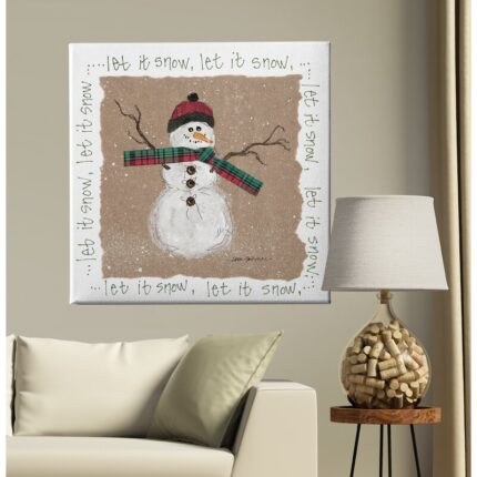 ” Snowman ” by Carol Robinson - Chic Decora