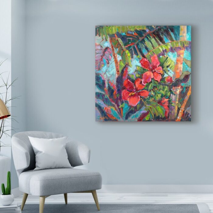 ” Splash Of The Tropics II ” by Nanette Oleson Painting Print - Chic Decora