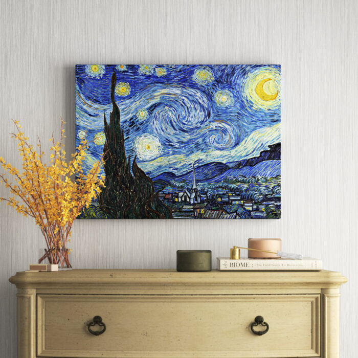 ” Starry Night ” by Vincent Van Gogh - Chic Decora