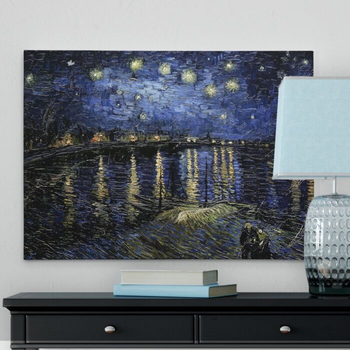 ” Starry Night Over Rhone ” by Vincent Van Gogh - Chic Decora