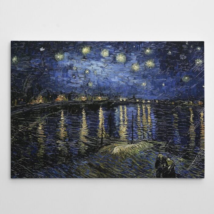 ” Starry Night Over Rhone ” by Vincent Van Gogh - Chic Decora