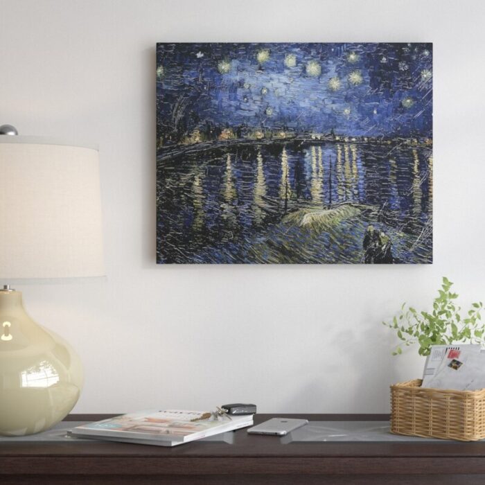 ” Starry Night Over Rhone ” by Vincent Van Gogh - Chic Decora