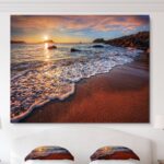 ” Stunning Ocean Beach At Sunset “ - Chic Decora