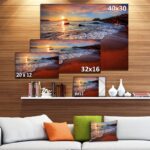 ” Stunning Ocean Beach At Sunset “ - Chic Decora