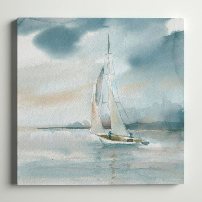 ” Subtle Mist I ” Painting Print - Chic Decora