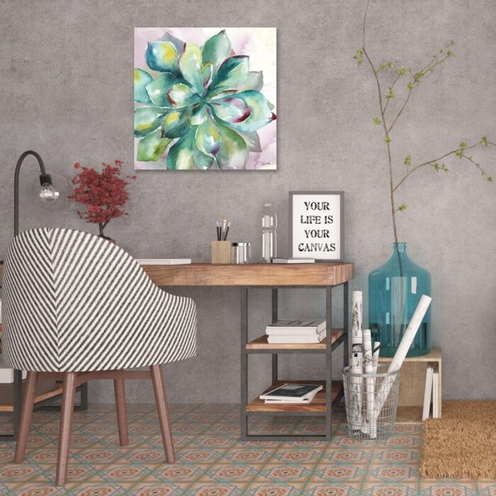 ” Succulent ” by Tre Sorelle Studios Painting Print - Chic Decora