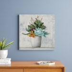 ” Succulent Still Life I ” by Julia Purinton - Chic Decora