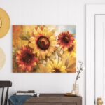 ” Sunflower Cheer ” Painting Print - Chic Decora