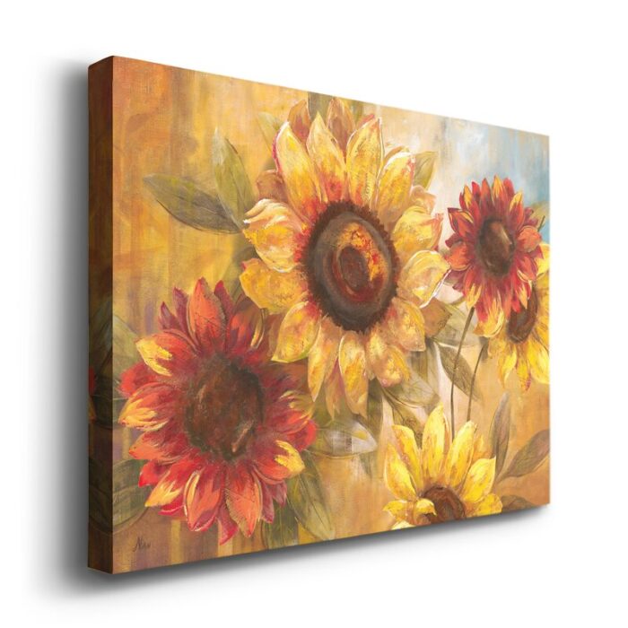 ” Sunflower Cheer ” Painting Print - Chic Decora