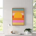 ” Sunset Waves ” by Cat Coquillette - Chic Decora