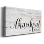 ” Thankful & Blessed “ - Chic Decora