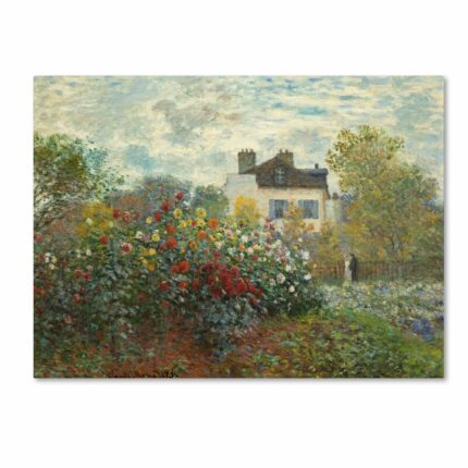 “The Artists Garden’ Painting Print on Canvas - Chic Decora