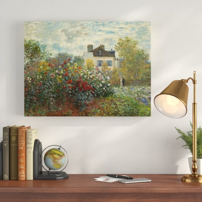 “The Artists Garden’ Painting Print on Canvas - Chic Decora