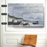 ” The Beach ” by Claude Monet - Chic Decora