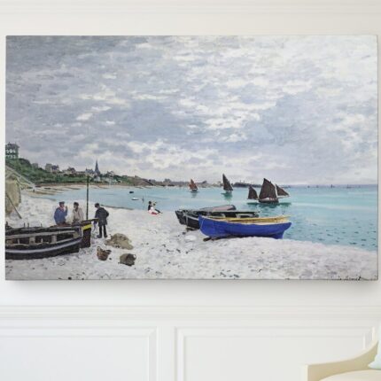 ” The Beach ” by Claude Monet - Chic Decora