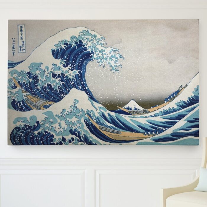 ” The Great Wave ” by Katsushika Hokusai - Chic Decora