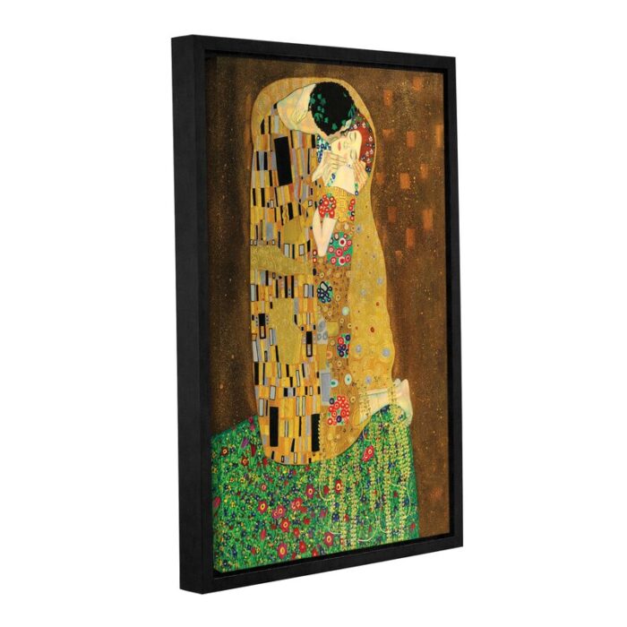 “The Kiss” by Gustav Klimt Iconic Symbolist Canvas Art for Elegant Home Decor - Chic Decora