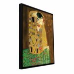 “The Kiss” by Gustav Klimt Iconic Symbolist Canvas Art for Elegant Home Decor - Chic Decora