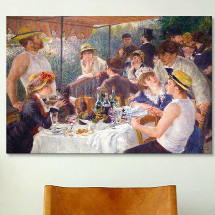 ” The Luncheon Of The Boating Party 1881 ” by Pierre-Auguste Renoir - Chic Decora