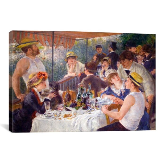 ” The Luncheon Of The Boating Party 1881 ” by Pierre-Auguste Renoir - Chic Decora